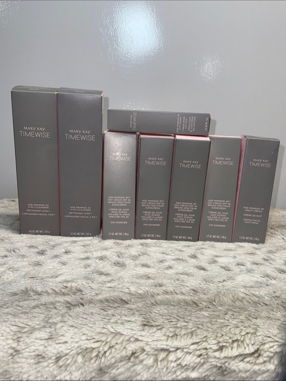 Mary Kay TimeWise Skincare Collection - Pink and Gray Packaging